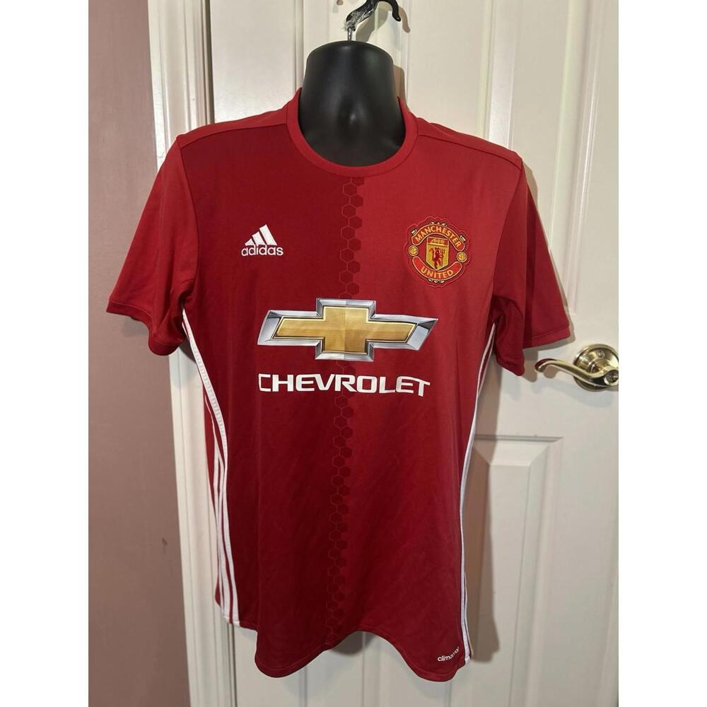 Adidas Manchester United 2016 2017 Home Jersey Mens Size Medium